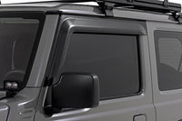 Rough Country | Impact Resistant Side Window Deflectors | Tape On Rain Guard | Suzuki Jimny 3 Door (2018-2026) | 992325