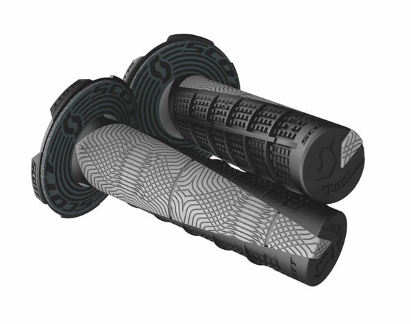 SCOTT Deuce MX Grips (Black/Grey) - Part Number 219627-1001