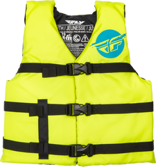 FLY RACING Youth Flotation Vest - Hi Vis/Blue (Part #221-30331)