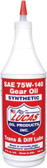 Synthetic Gear Oil 75w 140 Qt