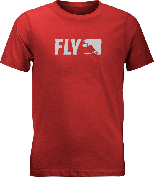 Fly Youth Primary Tee Red Yx