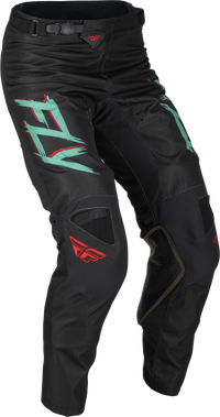 FLY RACING Kinetic S.E. Rave Pants Black/Mint/Red Size 34