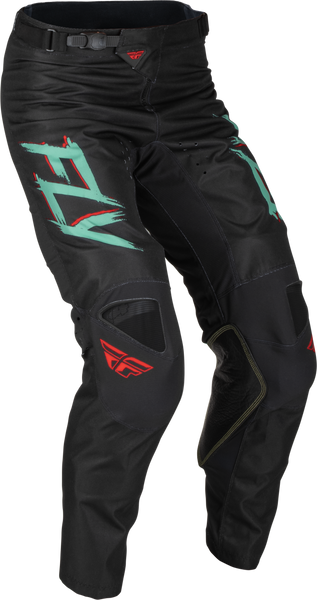 FLY RACING Kinetic S.E. Rave Pants Black/Mint/Red Size 34