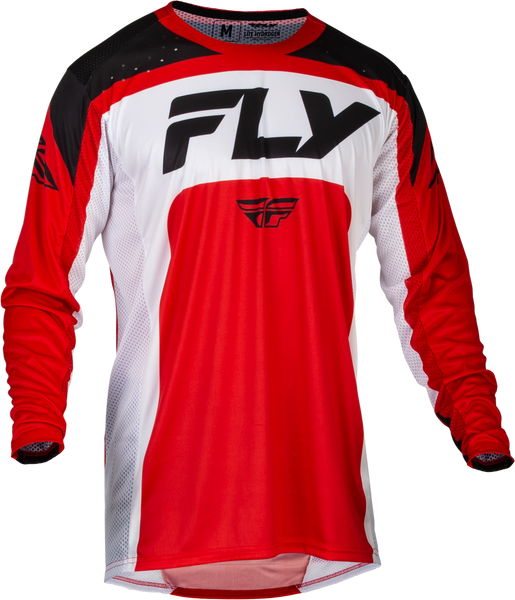 FLY RACING Lite Jersey Red/White/Black Medium - Performance Fit