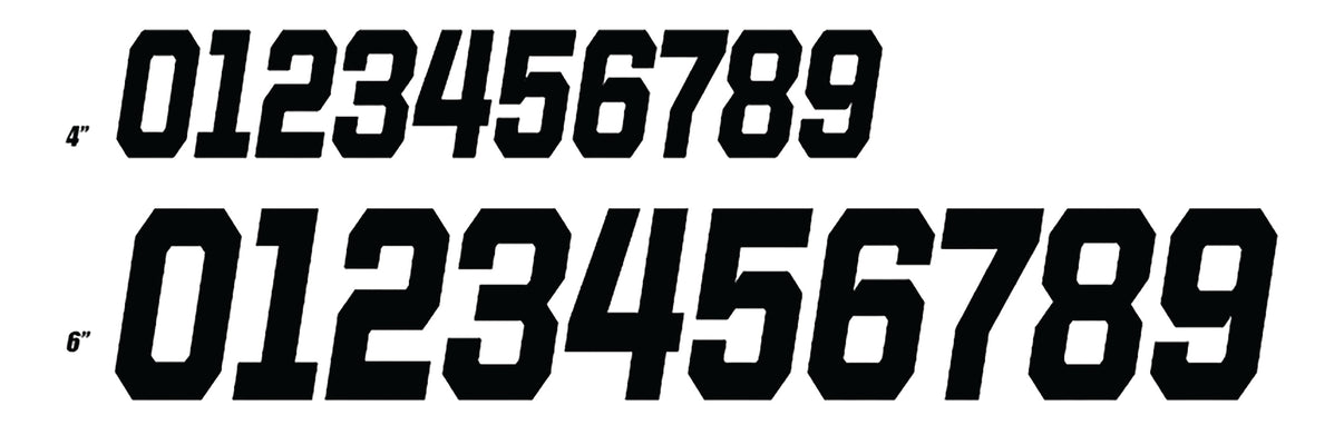 #8 Black 6 Race Series 3/Pk