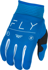 FLY RACING Youth F 16 Gloves - True Blue/White - Part Number 377-914YL