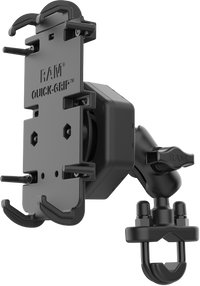 RAM Quick Grip XL Phone Mount with Vibe Safe & U Bolt Base - Part RAM-B-149Z-A-PD4-462