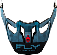 FLY RACING Trekker Kryptek Conceal Visor - Slate/Black/Red (Part Number: 73-7034)