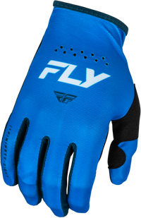 FLY RACING Youth Lite Gloves Blue/White 377-713YM