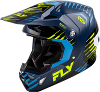 FLY RACING Formula Cp Slice Helmet Navy/Hi Vis/White XS - Part Number 73-0050XS