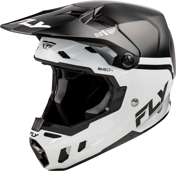 FLY RACING Formula Cc Objective Helmet Black/White XL - Part Number 73-4349X