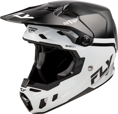 FLY RACING Formula Cc Objective Helmet Black/White XL - Part Number 73-4349X