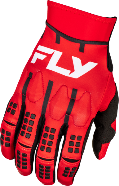 FLY RACING Evolution Dst Gloves Red/White/Black Small - Part Number 378-112S