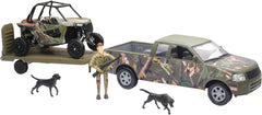 NEW-RAY SS-76456 Replica 1:18 Truck/Trailer/UTV Camo Model