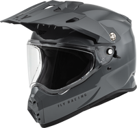 Trekker Solid Helmet Grey Sm