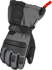 FLY RACING Aurora Gloves Black/Grey Small - Durable, Insulated & Waterproof