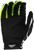 FLY RACING Lite Uncaged Gloves Black/White/Neon Green XS - Ultra-lightweight Race Gloves