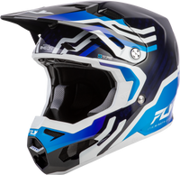 Formula S Carbon Byte Helmet Blue Carbon/Blue/White Md