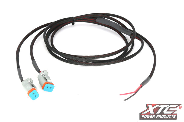 XTC Power Products DT-CABLE-DUNE Side Light Harness with 2 Pin Deutsch Connectors