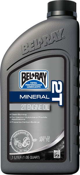 BEL-RAY 2T Mineral Engine Oil 1L - Part Number 99010-B1LW