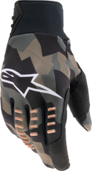 Alpinestars SMX E Gloves - Black/Camo/Sand - Part Number 3564020-9189-M