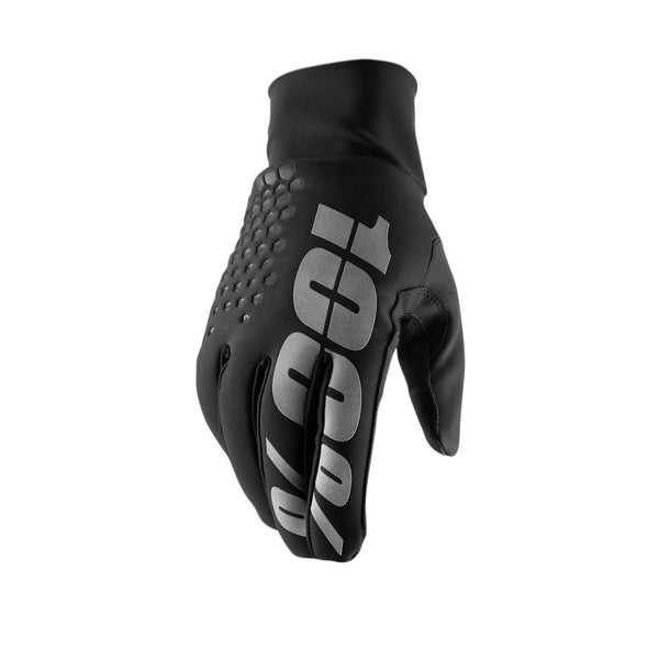 100% Hydromatic Brisker Gloves Black Large - 10018-00002