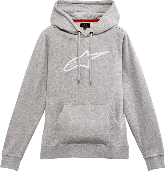 Alpinestars Women's Ageless V2 Hoodie in Grey Heather - Part Number 1232-51810-1026-XL