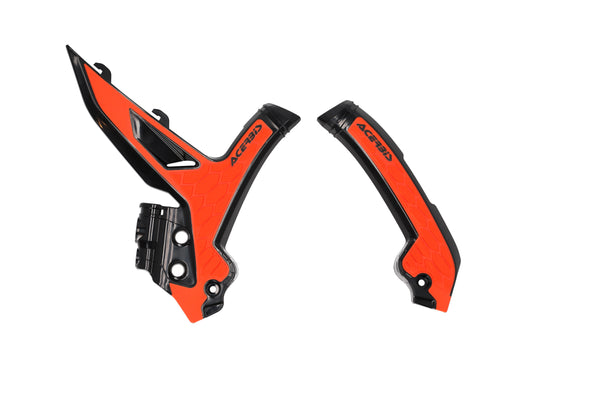 ACERBIS X Grip Frame Guard KTM Black/Orange - Part Number 2975045229