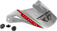 Kinetic Drift Helmet Visor Charcoal/Lite Grey/Red
