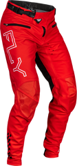 FLY RACING Rayce Bicycle Pants - Red, Size 34 (Part #377-06334)