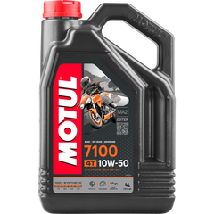 MOTUL 7100 4T Full Synthetic Engine Oil 10W50 - 4L Case