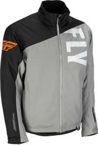 FLY RACING Aurora Jacket Grey/Black/Orange MD