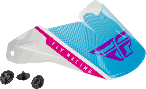 Kinetic Drift Helmet Visor Pink/White/Blue