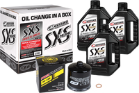 Maxima SXS Quick Change Kit 10W-50 with Black Oil Filter - Part Number 90-219013-TXP