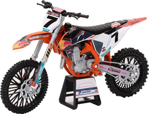 NEW-RAY 1:12 Scale Redbull KTM 450SX F Aaron Plessinger #7 Model