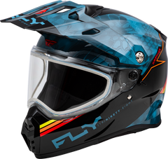 FLY RACING Trekker Cw Conceal Helmet Dual Shield Slate/Black/Red 73-313592X