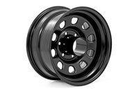 Rough Country | Steel Wheel | Black | 15x10 | 6x5.5 | 4.25 Bore | -39 | RC51-5183