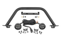 Rough Country | Safari Bar | 3.5" Round LED (Pair) | Black | Amber DRL | OE Modular Steel | Ford Bronco (21-26) | 51111