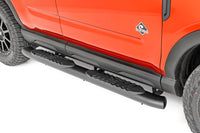 Rough Country | Oval Nerf Steps | Black | Ford Bronco Sport 4WD (2021-2026) | 21006