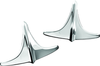 Kuryakyn Rear Fender Accents, Leading Edge, Chrome