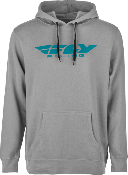 Fly Corporate Pullover Hoodie Grey/Blue Sm