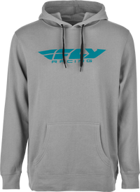 Fly Corporate Pullover Hoodie Grey/Blue Md