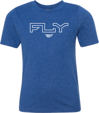 FLY RACING Youth Fly Edge Tee in Royal Blue - Part Number 354-0310YS