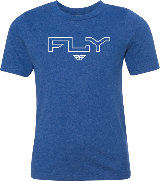 FLY RACING Youth Fly Edge Tee in Royal Blue - Part Number 354-0310YL