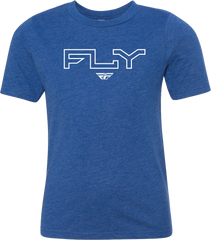 FLY RACING Youth Fly Edge Tee in Royal Blue - Part Number 354-0310YS