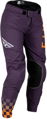 FLY RACING Women's Lite Pants Deep Purple/White/N Coral Size 05/06 - Part 377-63105