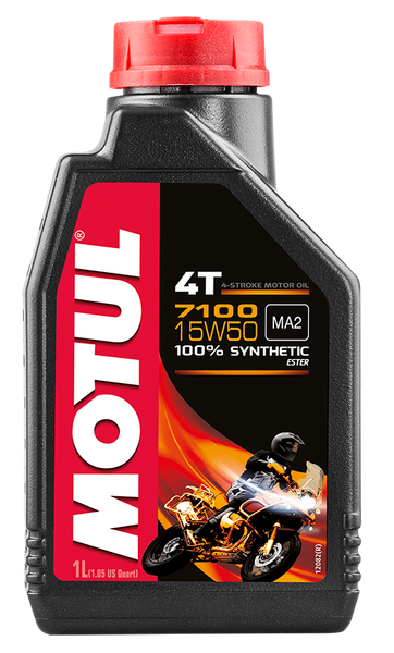 MOTUL 7100 15W50 Synthetic Engine Oil - 1 Liter