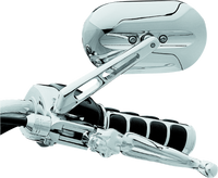 Kuryakyn Magnum Mirrors Large Flat Glass Chrome