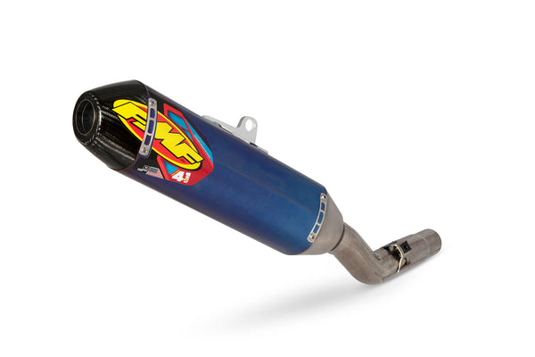 FMF Factory 4.1 RCT Slip-On Muffler Ano Titanium with Carbon Cap - Part No. 045668