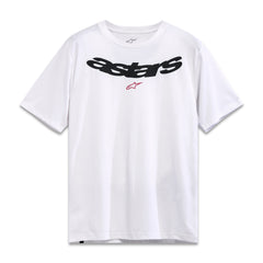 Alpinestars 1244-72230-20-S Elliptic Csf Short Sleeve Tee in White - Small